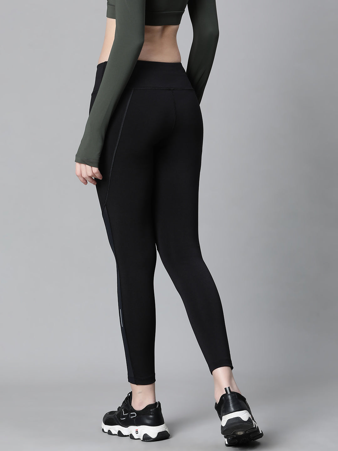 Streamline Panel Legging Black