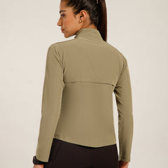 NS Staple Zip Jacket Olive