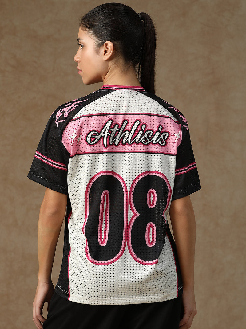 Cloud Nine Jersey Pink & Black