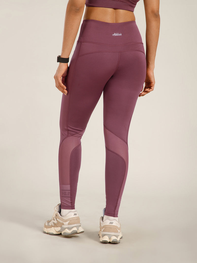 Flex Mesh Legging Mauve
