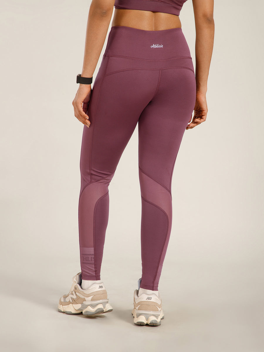 Flex Mesh Legging Mauve