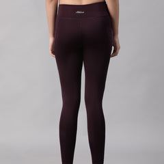 V-Front Legging Wine