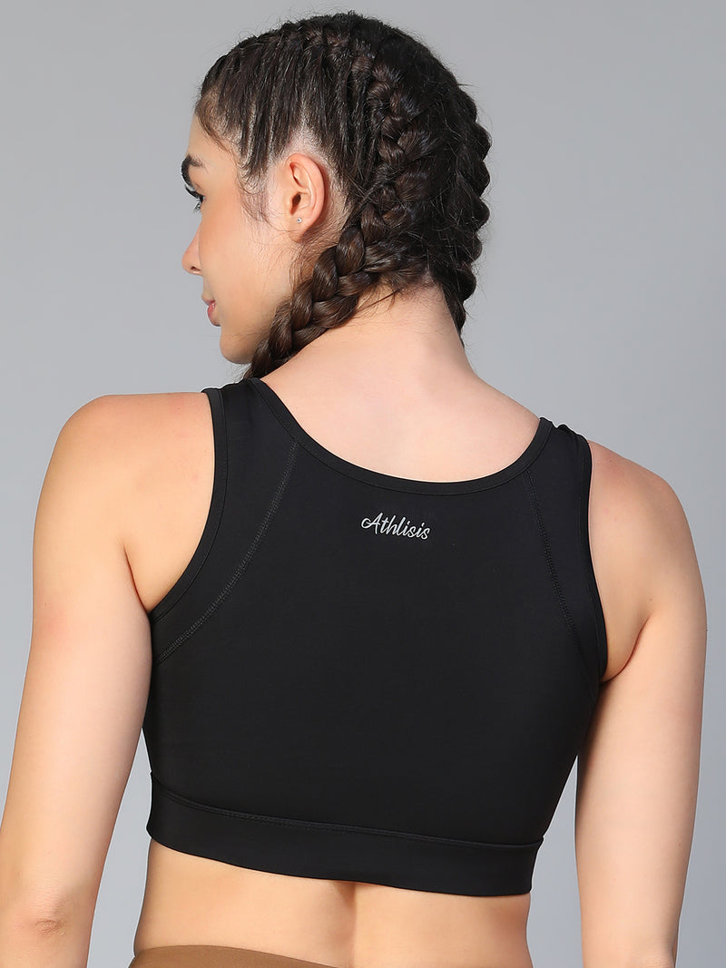Run Sports Bra Black