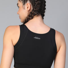 Run Sports Bra Black