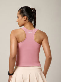 Built In Bra Racer Back Top Pink