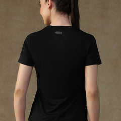 Contrast Tone T-Shirt Black