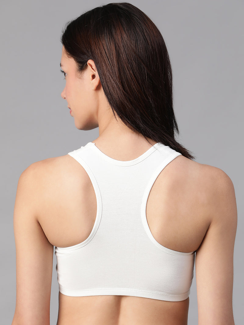 Everyday Support Sports Bra White