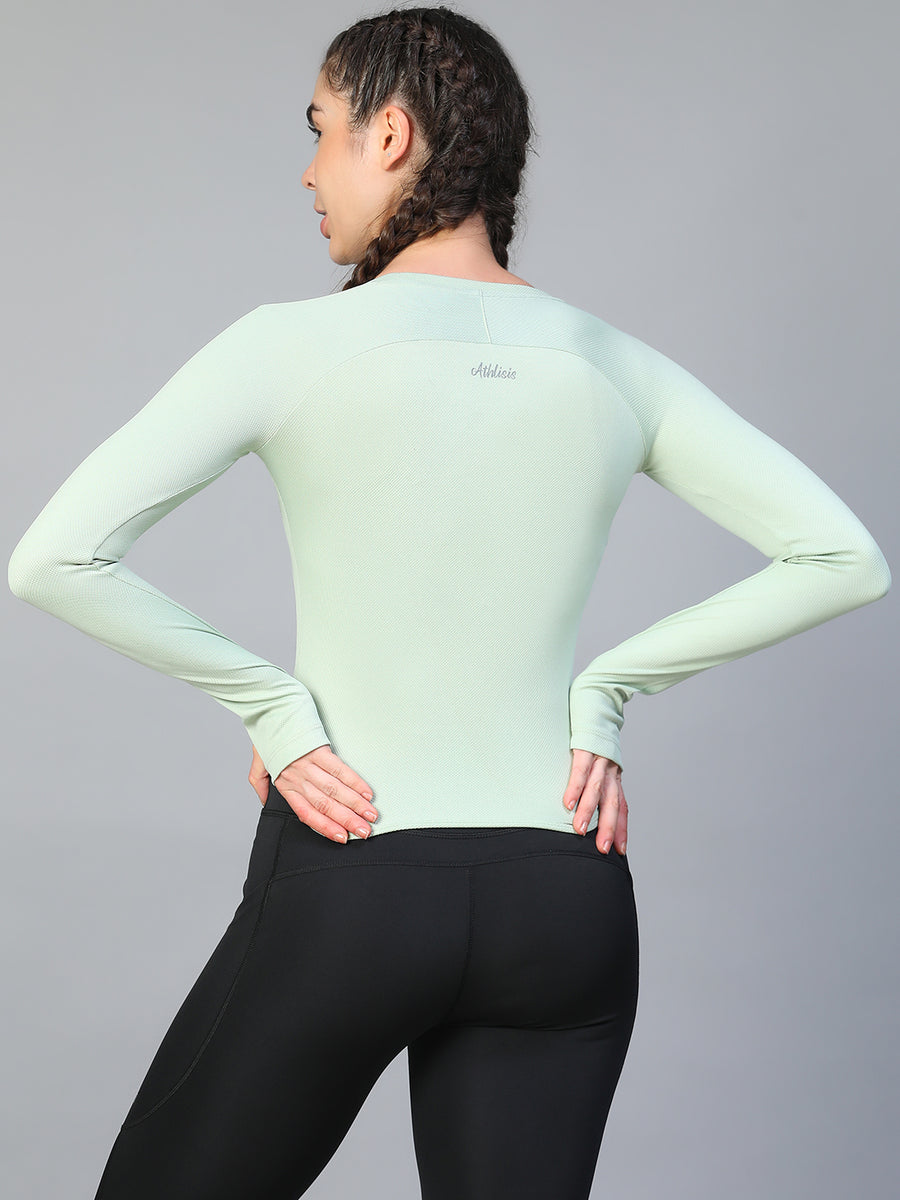 Bodycon Thumbhole T-shirt Olive