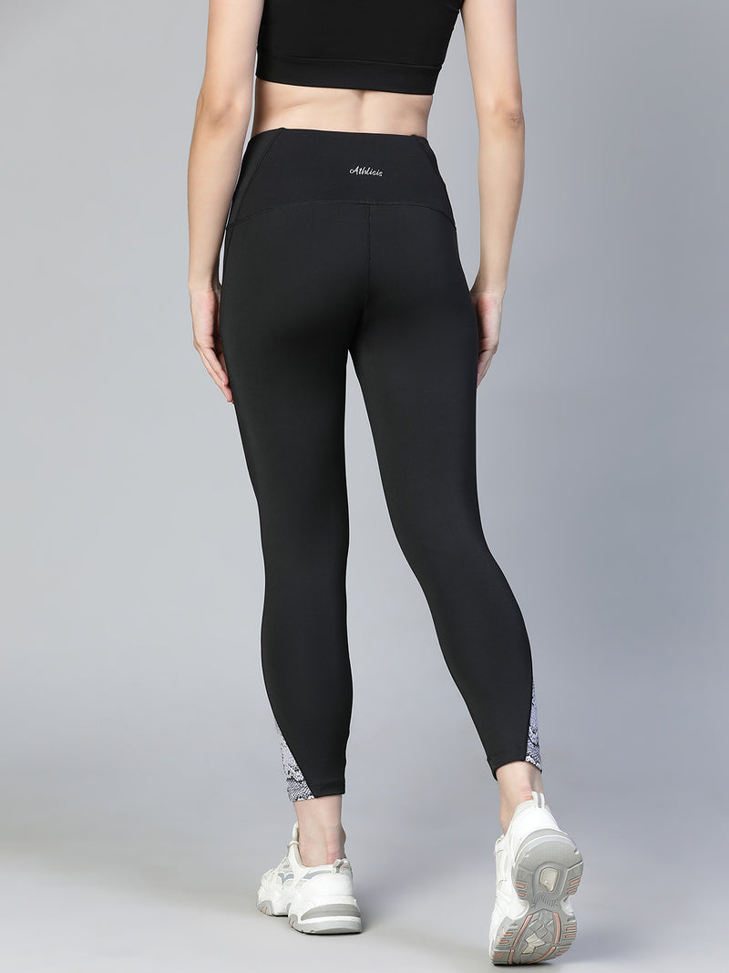 Side Seam Leggings Black