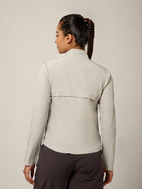 NS Staple Zip Jacket Light Grey