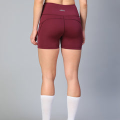 Aura Training Shorts Maroon