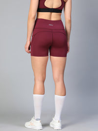 Aura Training Shorts Maroon