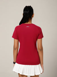 Raglan Sleeve T-Shirt Maroon