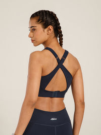 Define Crossback Bra Navy