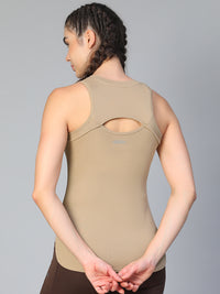 Lunar Shift Tank Top Tan