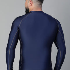Basic Full Compression T-shirt Blue