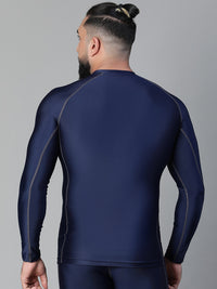 Basic Full Compression T-shirt Blue Athlisis Sports