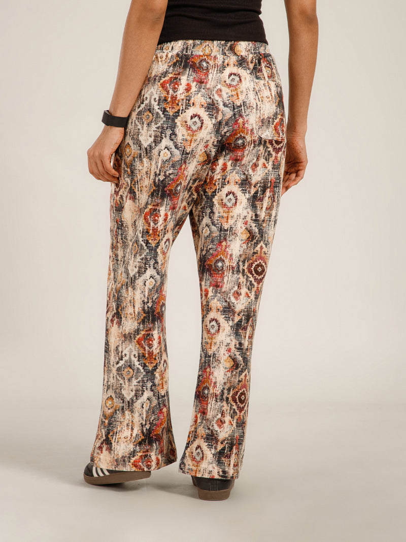Printed Baggy Heritage Pattern Sweatpants