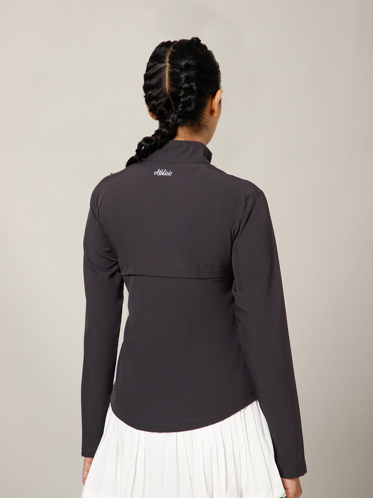 NS Staple Zip Jacket Charcoal