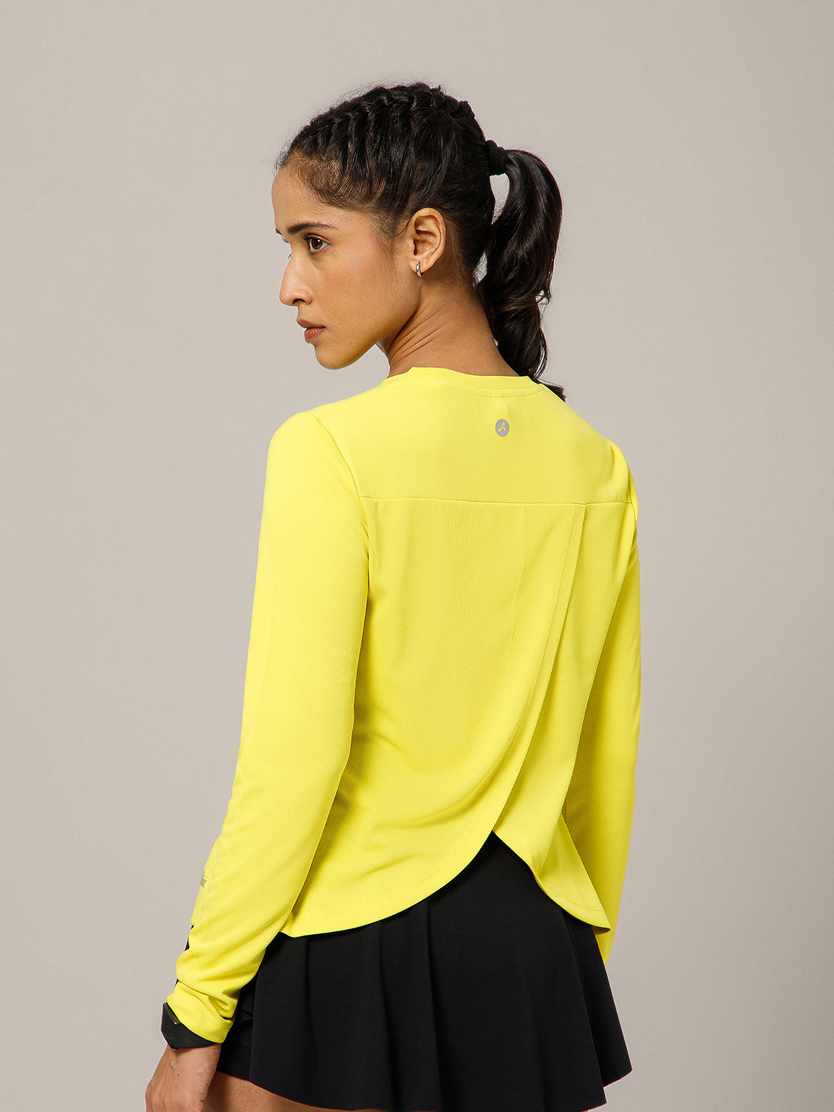 Breeze Crossover Full Sleeve T-shirt Yellow