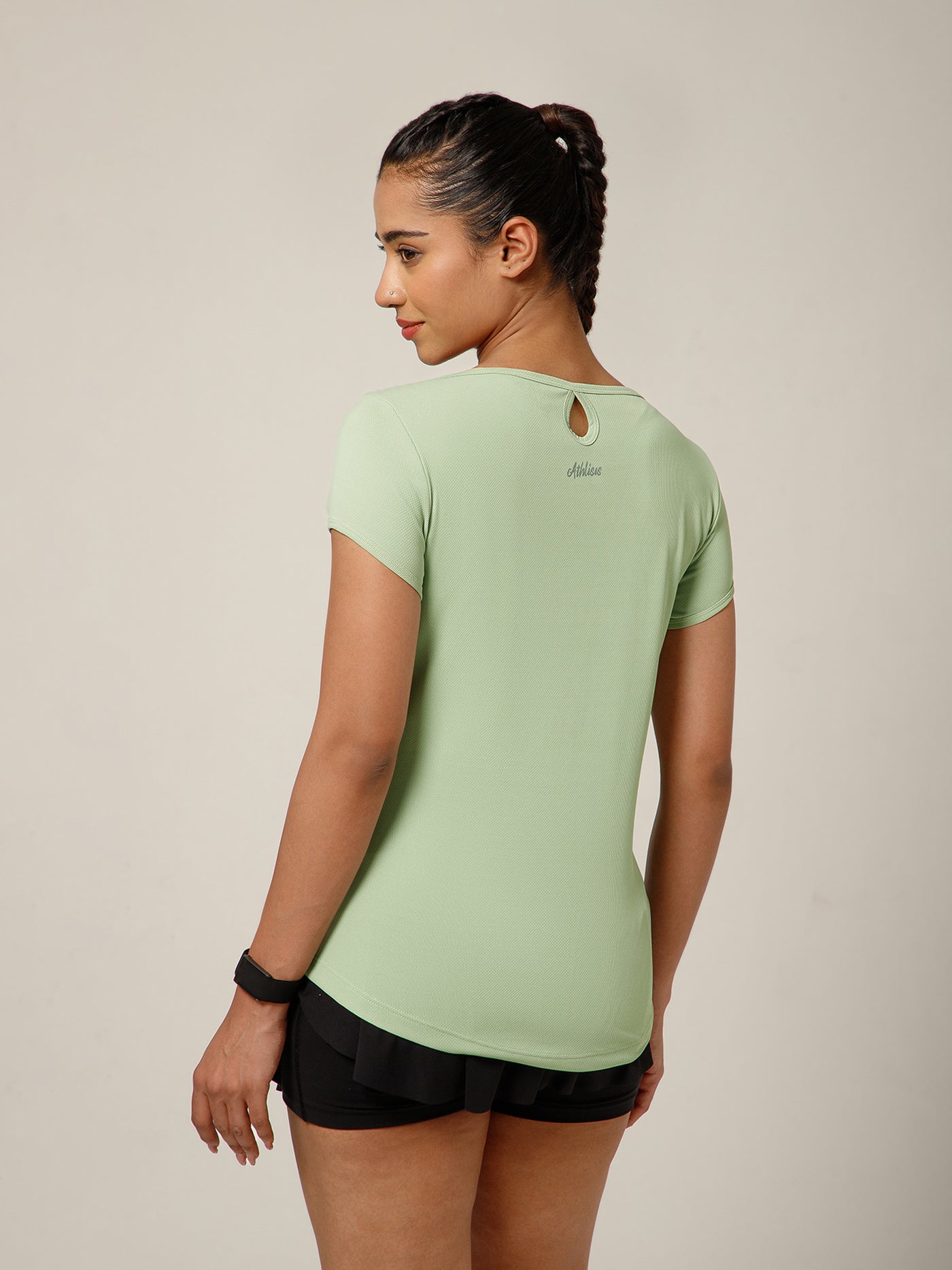 Keyhole T-shirt Mint Sage