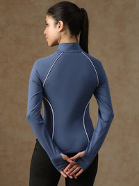 Flow Piping Jacket Blue