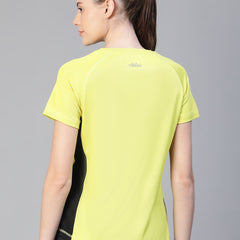 Contrast Side Panel T-Shirt Apple Green