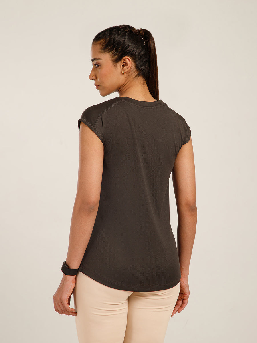 Cap Motion T-Shirt Dark Grey