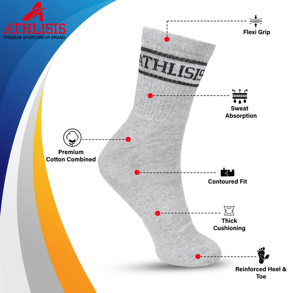 Athlisis Training Socks Gray