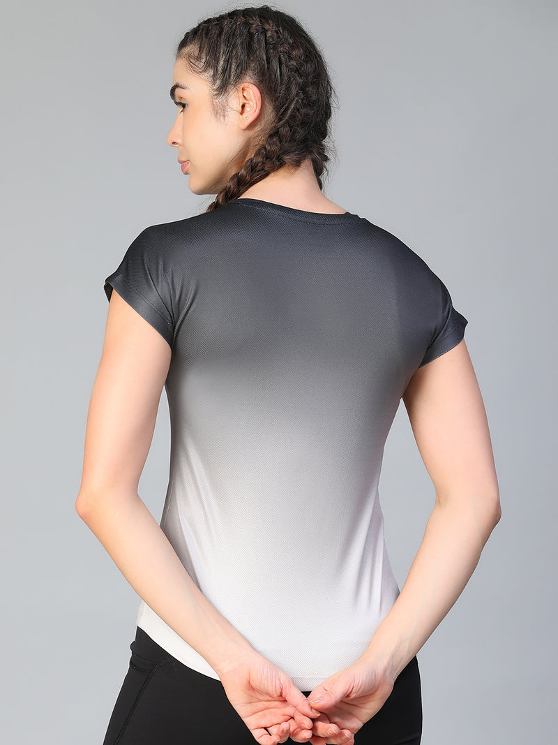 Dual Tone T-Shirt B&W