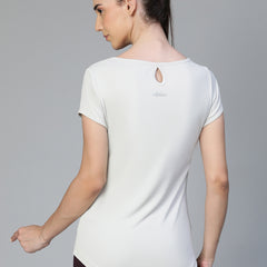 Keyhole T-shirt Gray