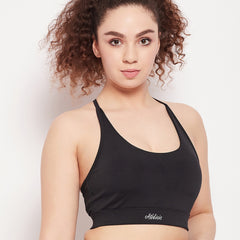 Triangle Apex Sports Bra Black