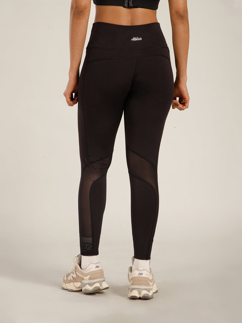 Flex Mesh Legging Black