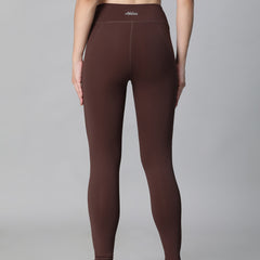 Essential High-Rise Leggings Brown