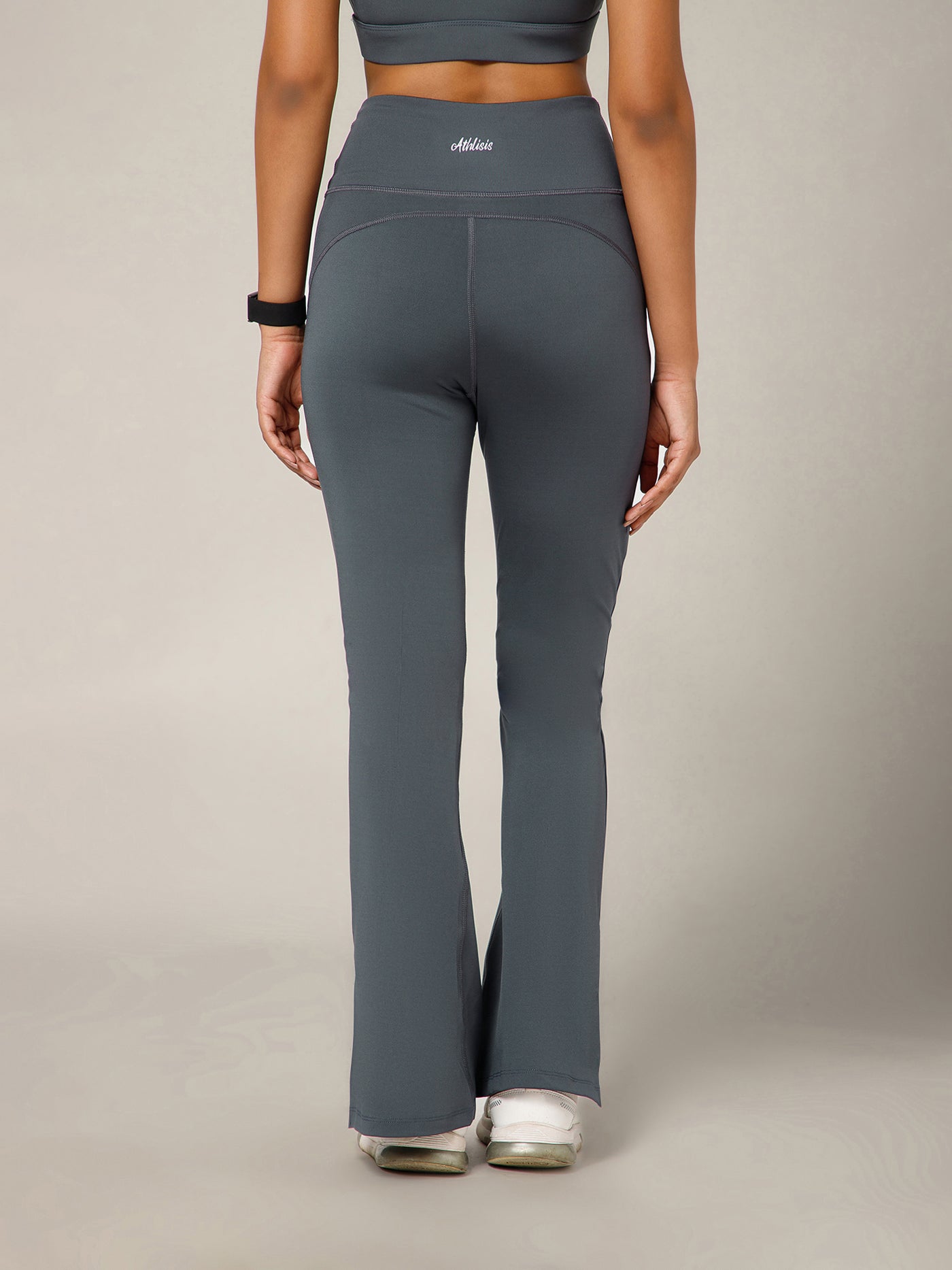 V-Shape Flare Pant Grey