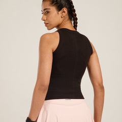 Ribbed Crop Top Black