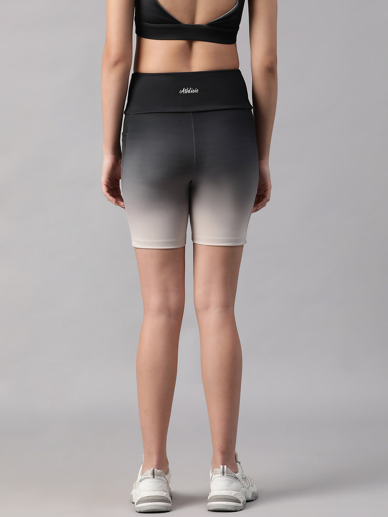 Dual Tone Shorts B&W
