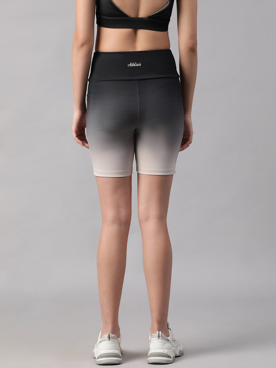 Dual Tone Shorts B&W