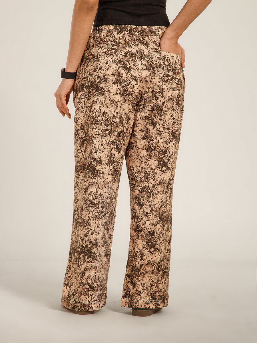 Printed Baggy Storm Wash Sweatpants