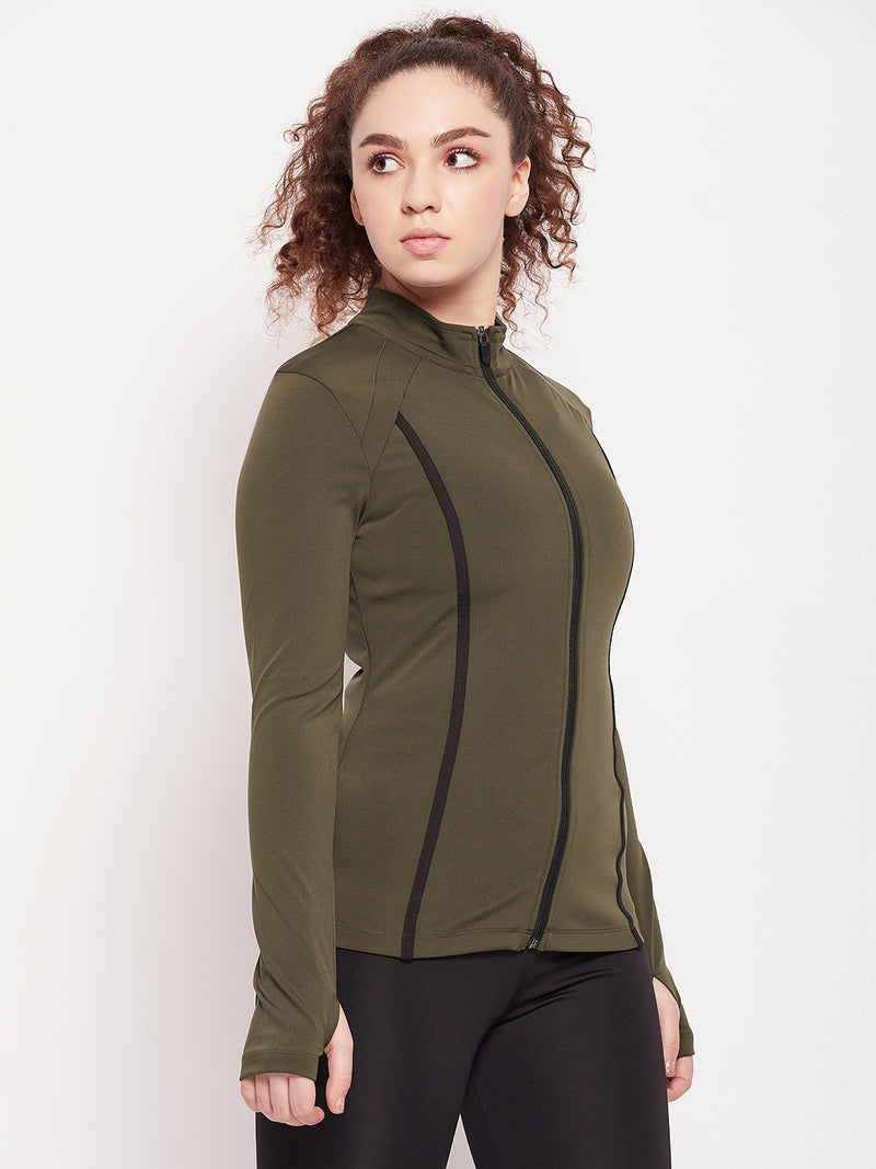 Aero Sculpt Jacket Olive