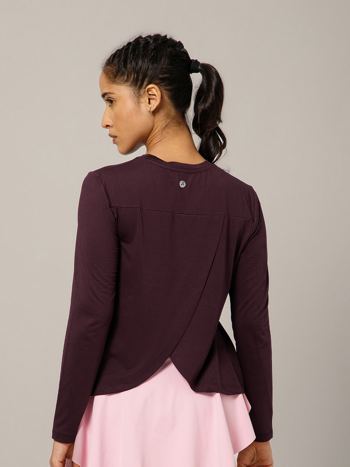Breeze Crossover Full Sleeve T-shirt Wine