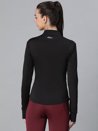Contour Crop Jacket Black