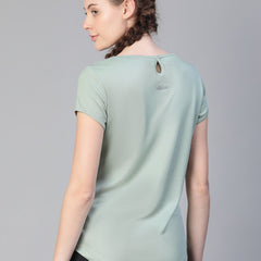 Keyhole T-shirt Olive