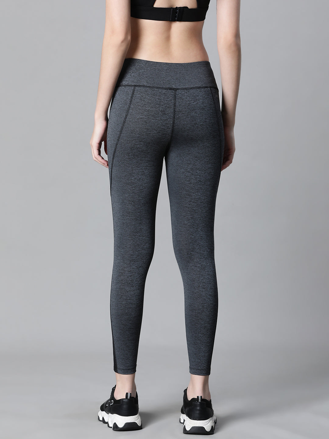 Streamline Panel Legging Gray Melange