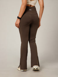 V-Shape Flare Pant Chocolate