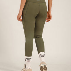 V-Front Legging Olive