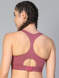 Teardrop Racer Bra Mauve