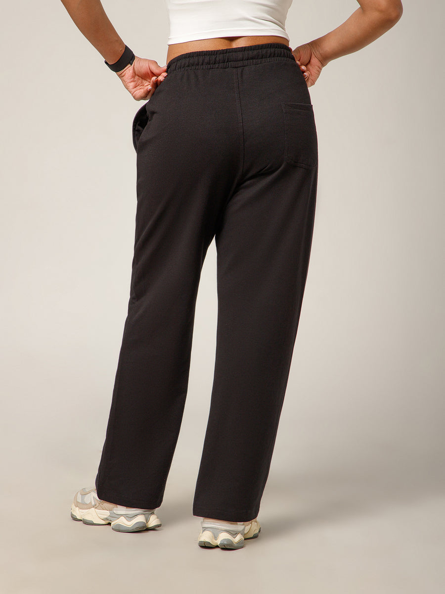 Flow Piping Sweatpants Black