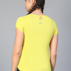 Keyhole T-shirt Apple Green