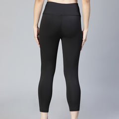Laser Cut Leggings Black